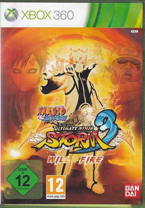 Naruto Shippuden Ultimate Ninja Storm 3 - XBOX 360 (B Grade) (Genbrug)